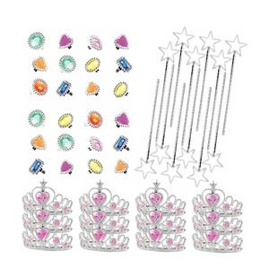 Neliblu Princess Dress-Up Set - Tiara, Wands, Rings - Pretend Play Fun! Toys